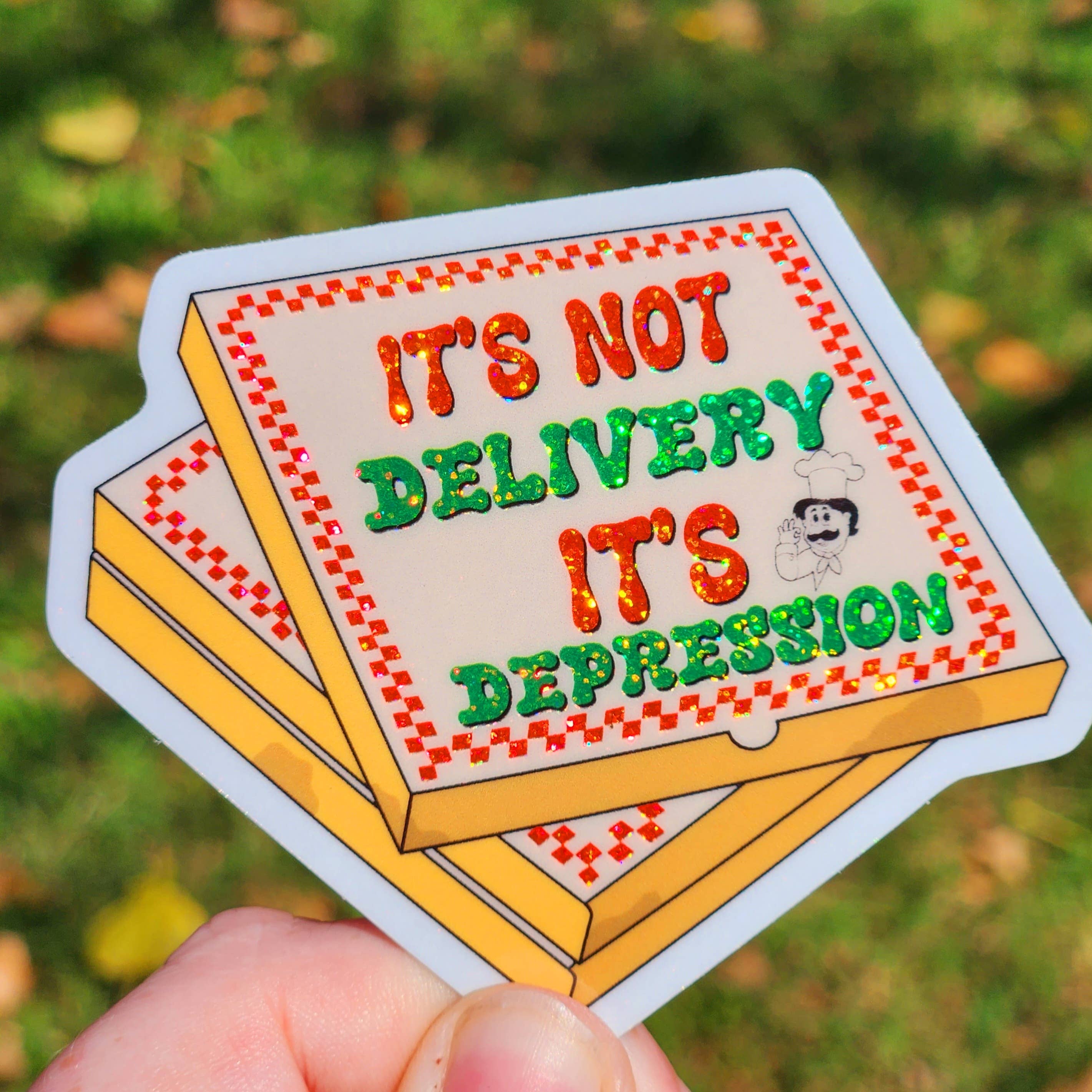 Luxe Trauma - Wholesale Sticker - Funny Depression sticker4