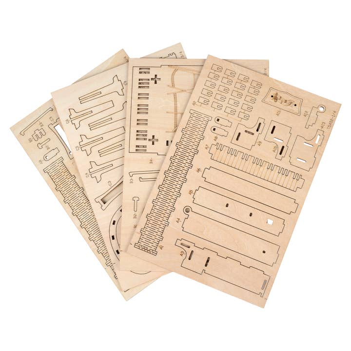 Hands Craft - Wholesale Puzzle - Kids - 3D Laser Cut Wooden Puzzle: Piano3