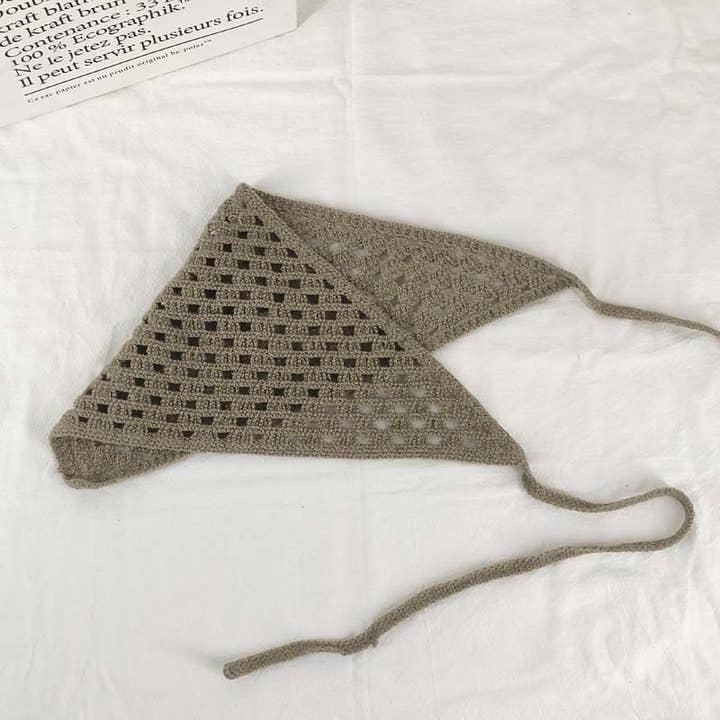 MKS America - Wholesale Bandana - Women's - Cherry Strawberry Floral checkered Crochet Bandana -56colors10