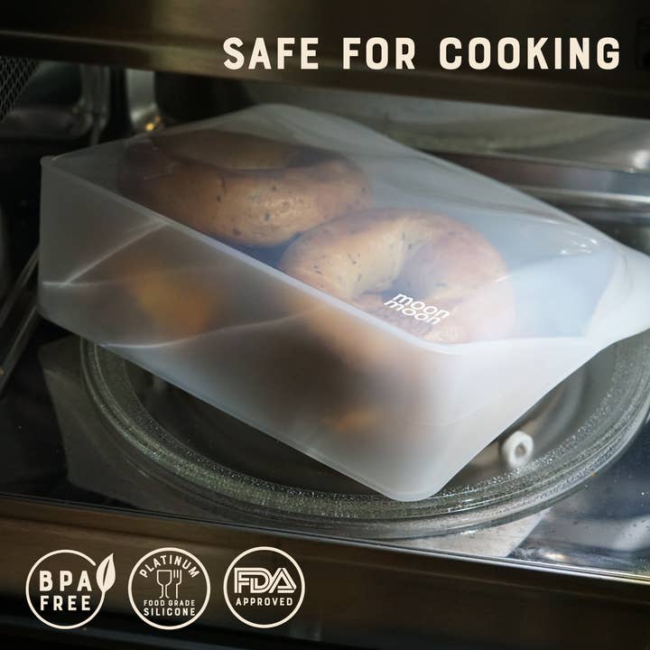 Moonmoon - Wholesale Food storage wrap/bag - Reusable SIlicone Food Bags - XL Curve 2000ml5