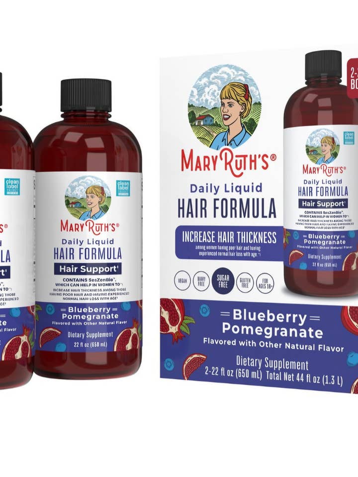 Formule Capillaire Liquide Quotidienne de MaryRuth 22oz Lot de 2 – Myrtille pour la vente par Majesitc Health