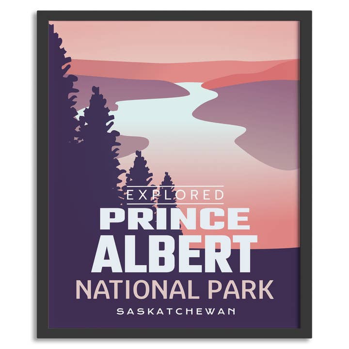 Prince Albert National Park 'Explored' Poster for wholesale by Canada Untamed