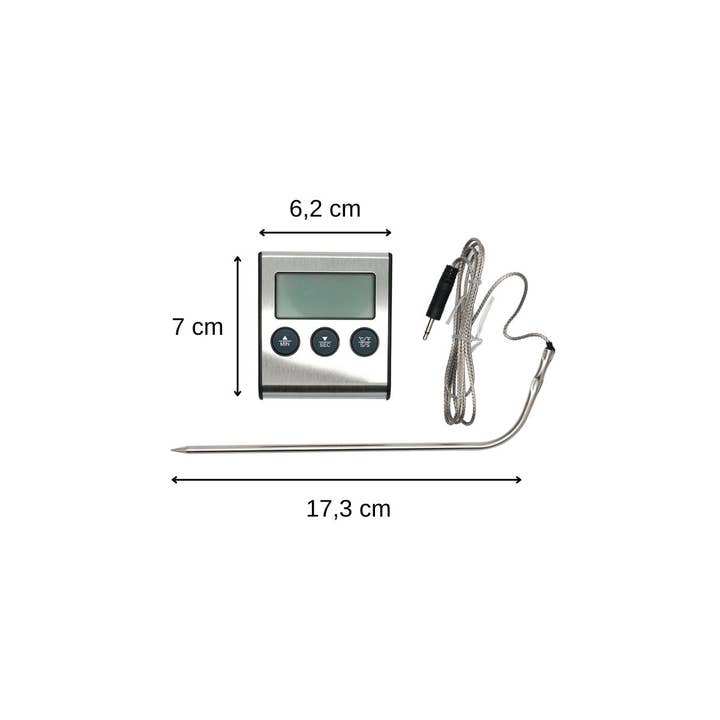 Fackelmann – Engroshandel Termometer – Fackelmann digitalt madlavningstermometer med sonde