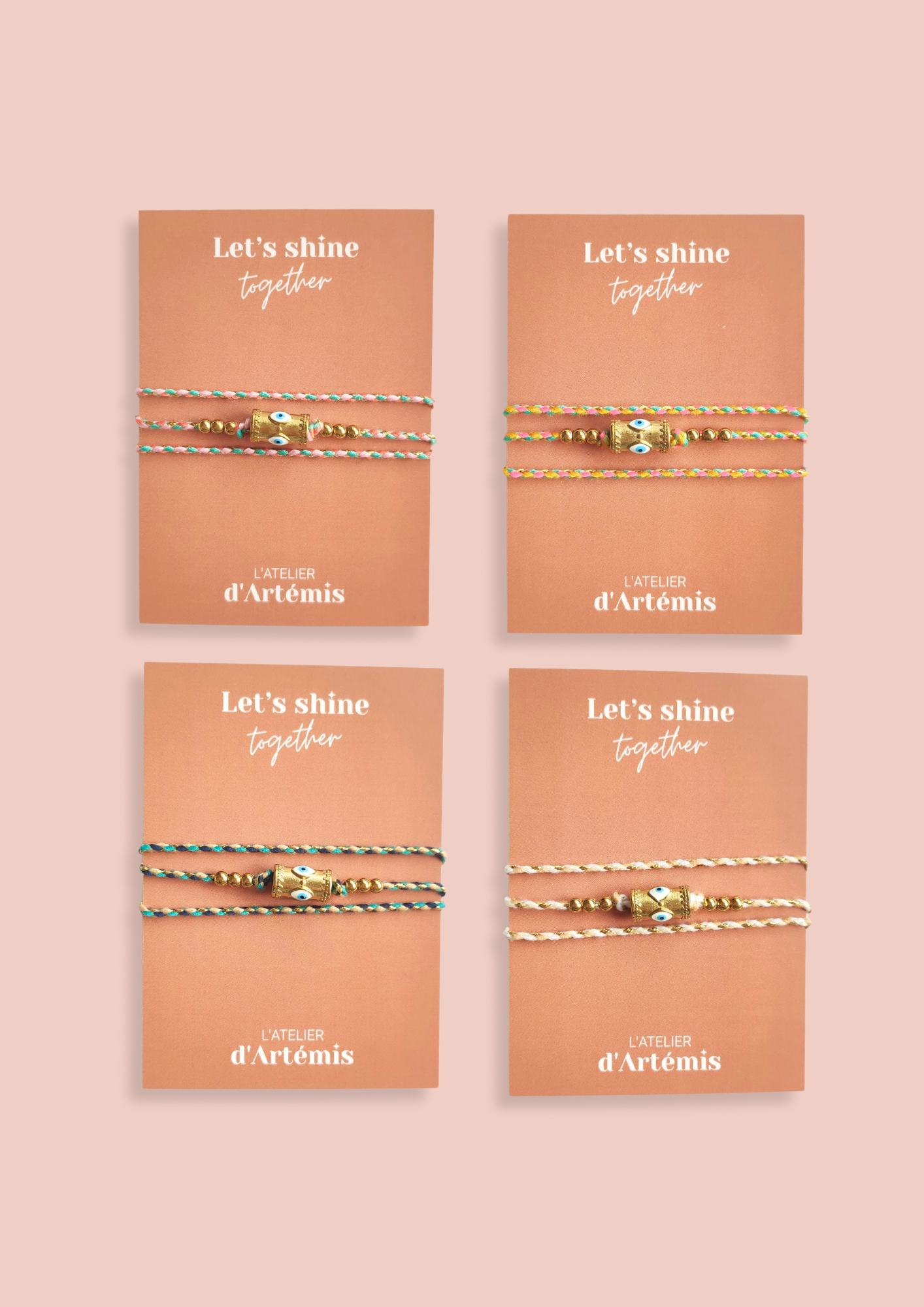 L'Atelier d'Artémis - Wholesale Halskettinghanger - INDI twee-in-één sieraad – omvormbare ketting & armband6