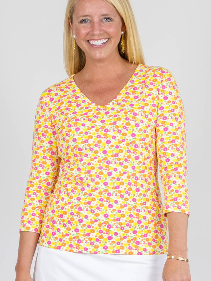 V-Crew Tee - Fältet av Dahlior för wholesale av sailor-sailor