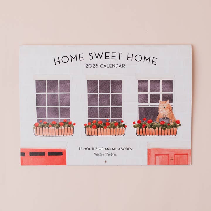 2026 Calendar - Home Sweet Home for wholesale by Mister Peebles