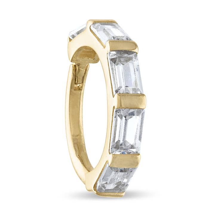 10kt Massivt Guld Septum Ring, Daith Piercing, Næse Hoops #7 for engroshandel hos Zahav Jewelry