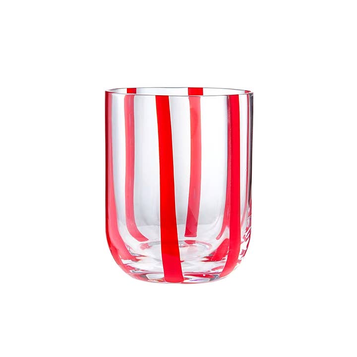 INSPECIAL HOME - Venta al por mayor Vaso/copa - Vaso de vidrio a rayas de colores dopamina hecho a mano moderno6