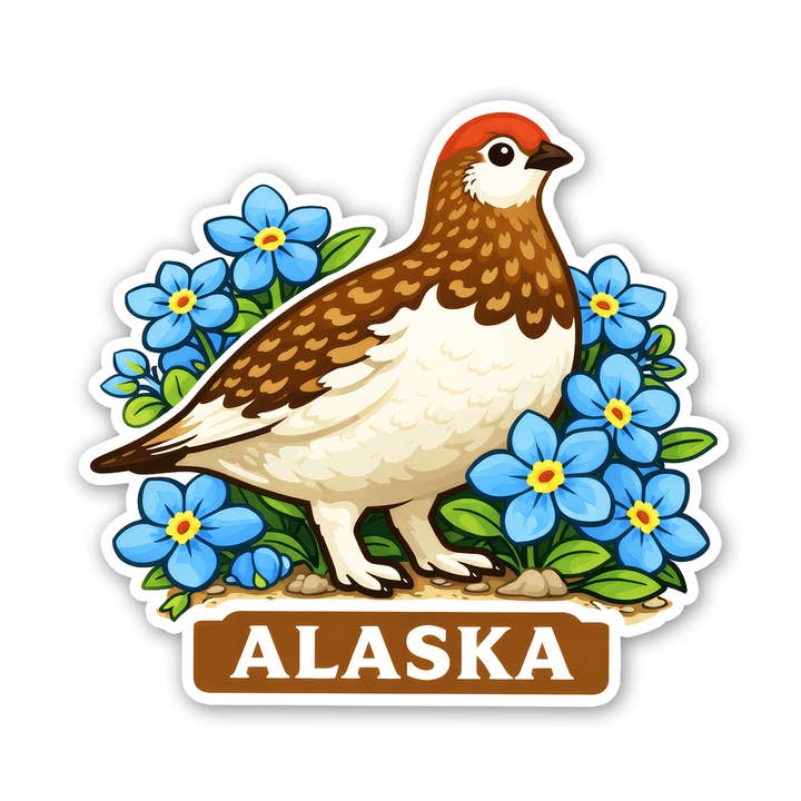 Autocollant Icônes d'Alaska pour la vente par Sticker Atlas