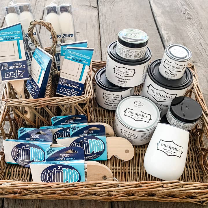 MudPaint - Wholesale Paint/Wax Brush - Zibra 2" Palm Pro Trim & Surface Painting Brush2