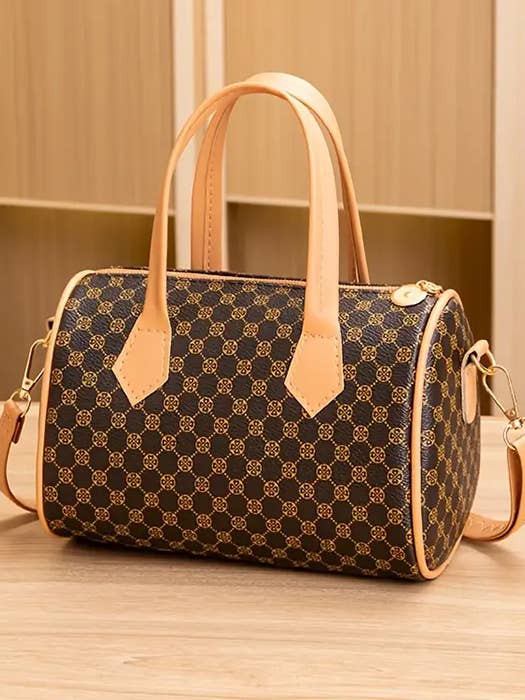 ( #ROOM1 ) VINTAGE ZIPPER POLYESTER SHOULDER BAG for wholesale by Jewelry Max
