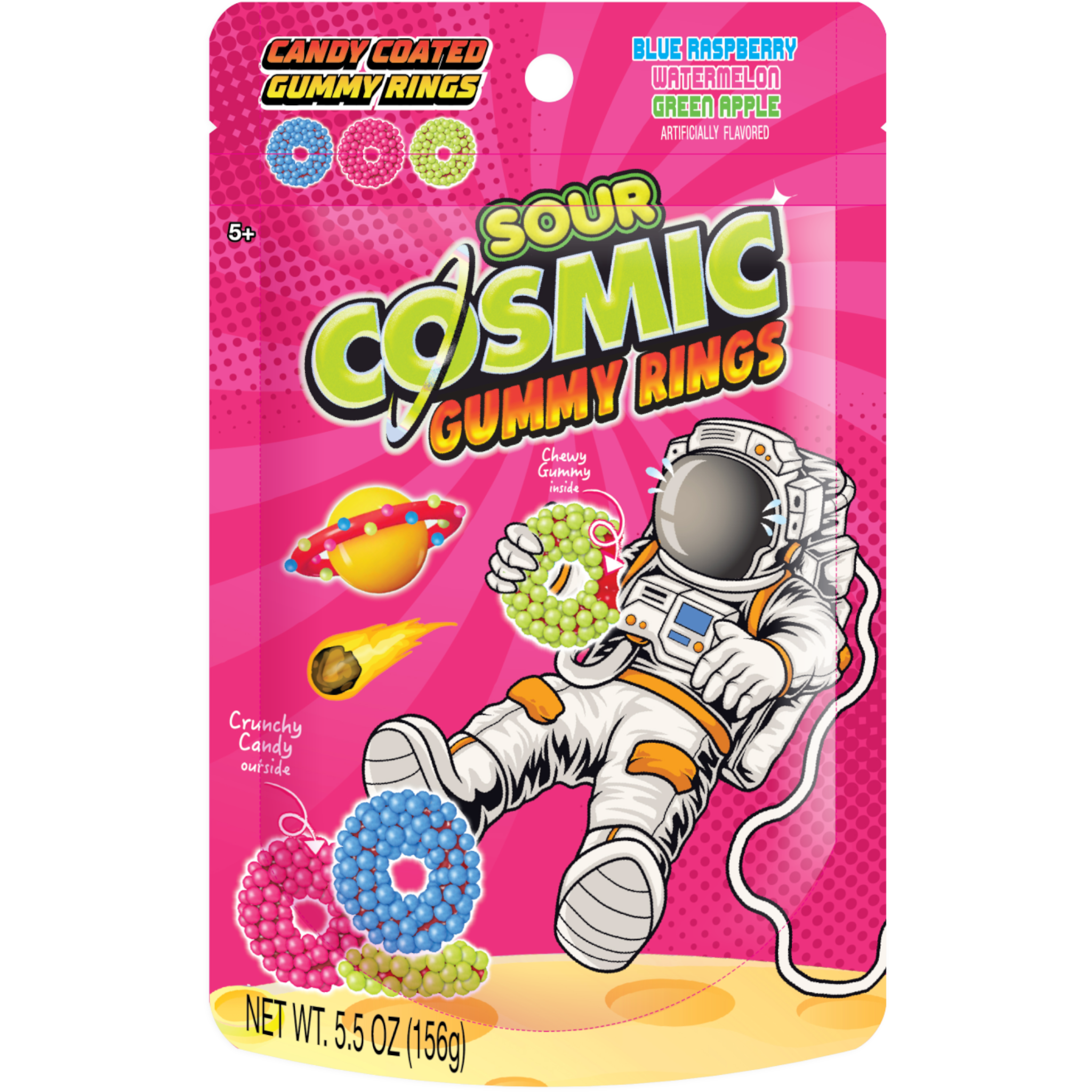Cow Crack Wholesale - Wholesale Gummy - Cosmic Sour Gummy Rings 0