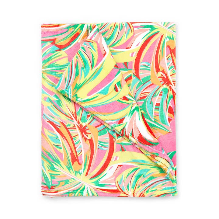 Viv&Lou - Wholesale Throw Blanket - Let's Get Tropical Blanket