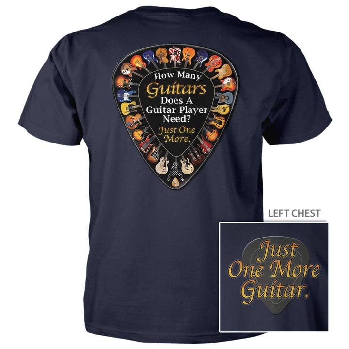 One More Guitar - 4,5 oz Baumwoll-T-Shirt für den Großhandel von Taboo Apparel