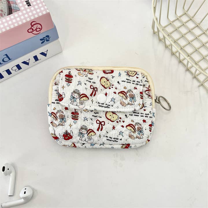 Dipped Shop - Wholesale Wallet - Women's - Cute Print Mini Card Cases Wallets DP25C6658