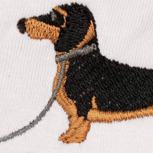 woof & wiggle - Vendita all'ingrosso Maglietta - Unisex - T-shirt con bastoncino per cani con auguri (unisex)