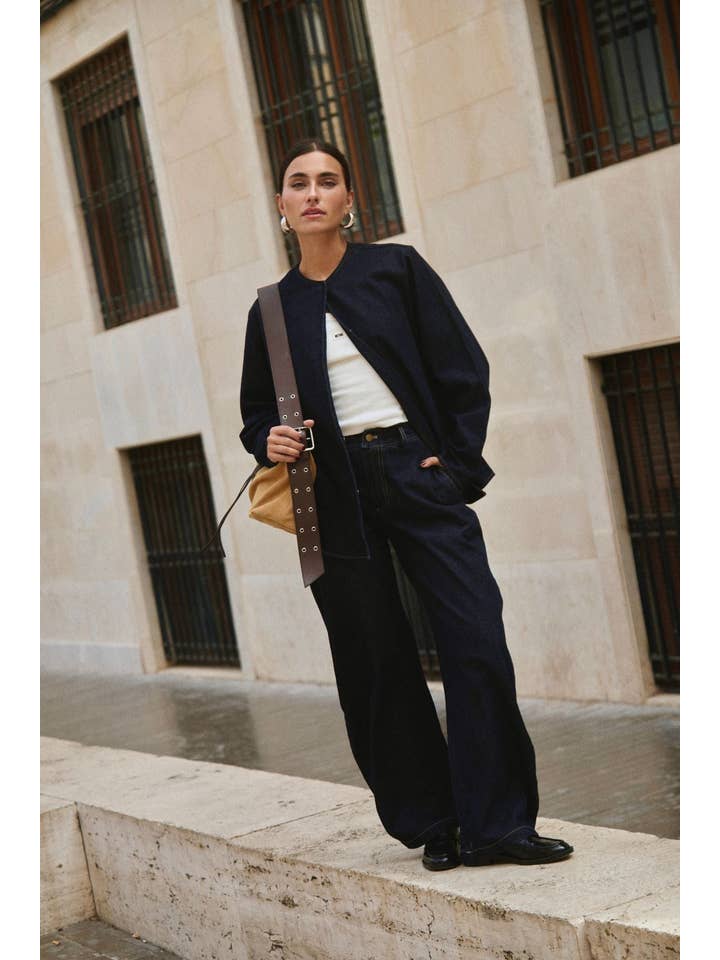 MEYME - Wholesale Denim Jacket - Women's - Denim Overshirt Kori6