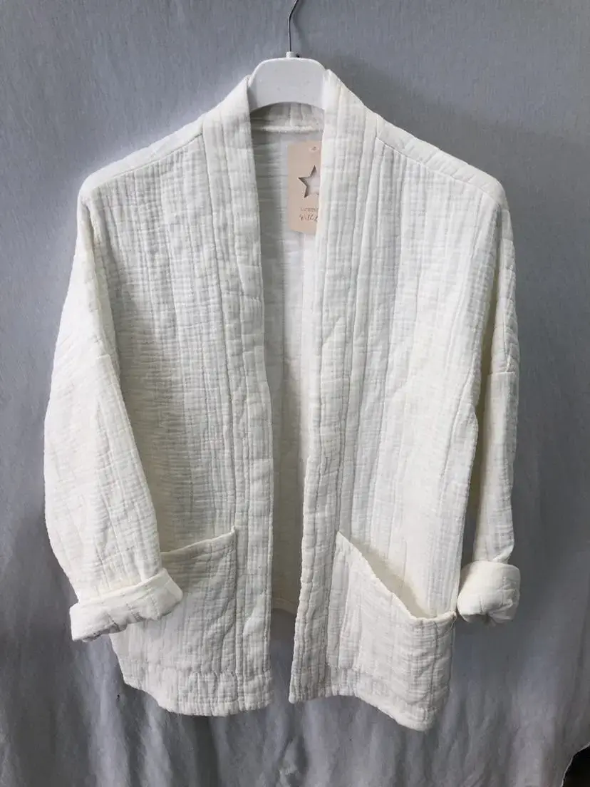 Mimi & Gogo – wholesale Jacket – Women's – Quilted jacket in cotton gauze12
