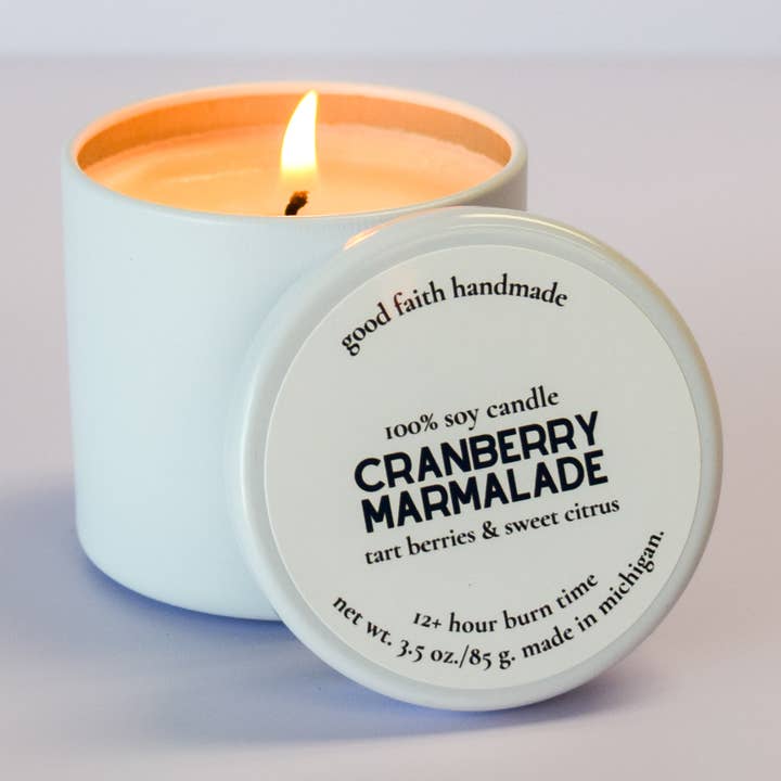 Herfst Travel blikkaars 3,5 oz. voor wholesale door Good Faith Handmade LLC