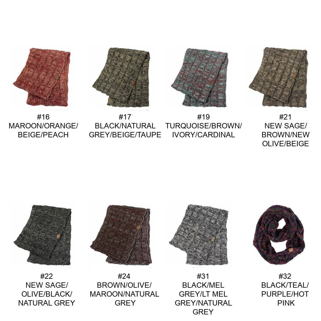 Truly Contagious – Engroshandel Tørklæde - Dame – C.C. Crafted multifarvet infinity tørklæde (SF-816)18