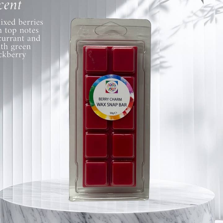 Berry Charm Wax Snap Bar for wholesale by Scent and Colour Boutique