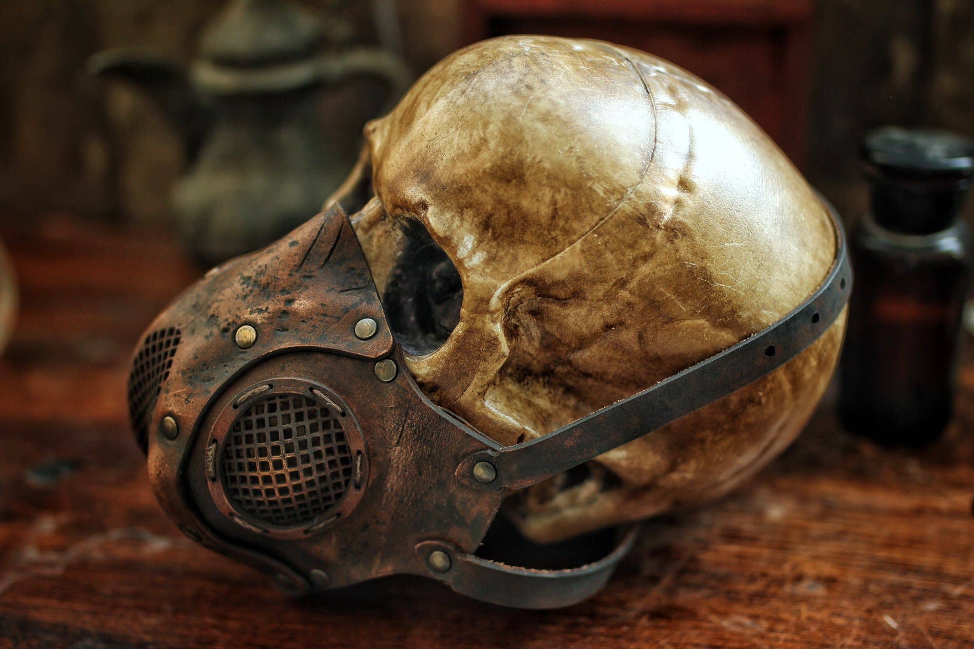 Outcast Props - Wholesale Costume - Unisex - Rage Leather Face Mask8