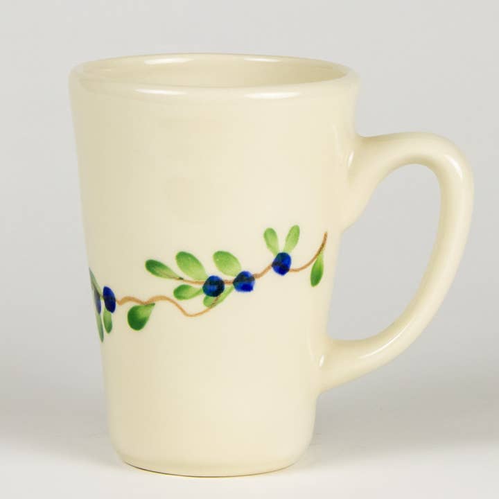 Emerson Creek Pottery - Wholesale Coffee mug - 16 oz Stoneware Latte Mug, Hand-Painted and Glazed12