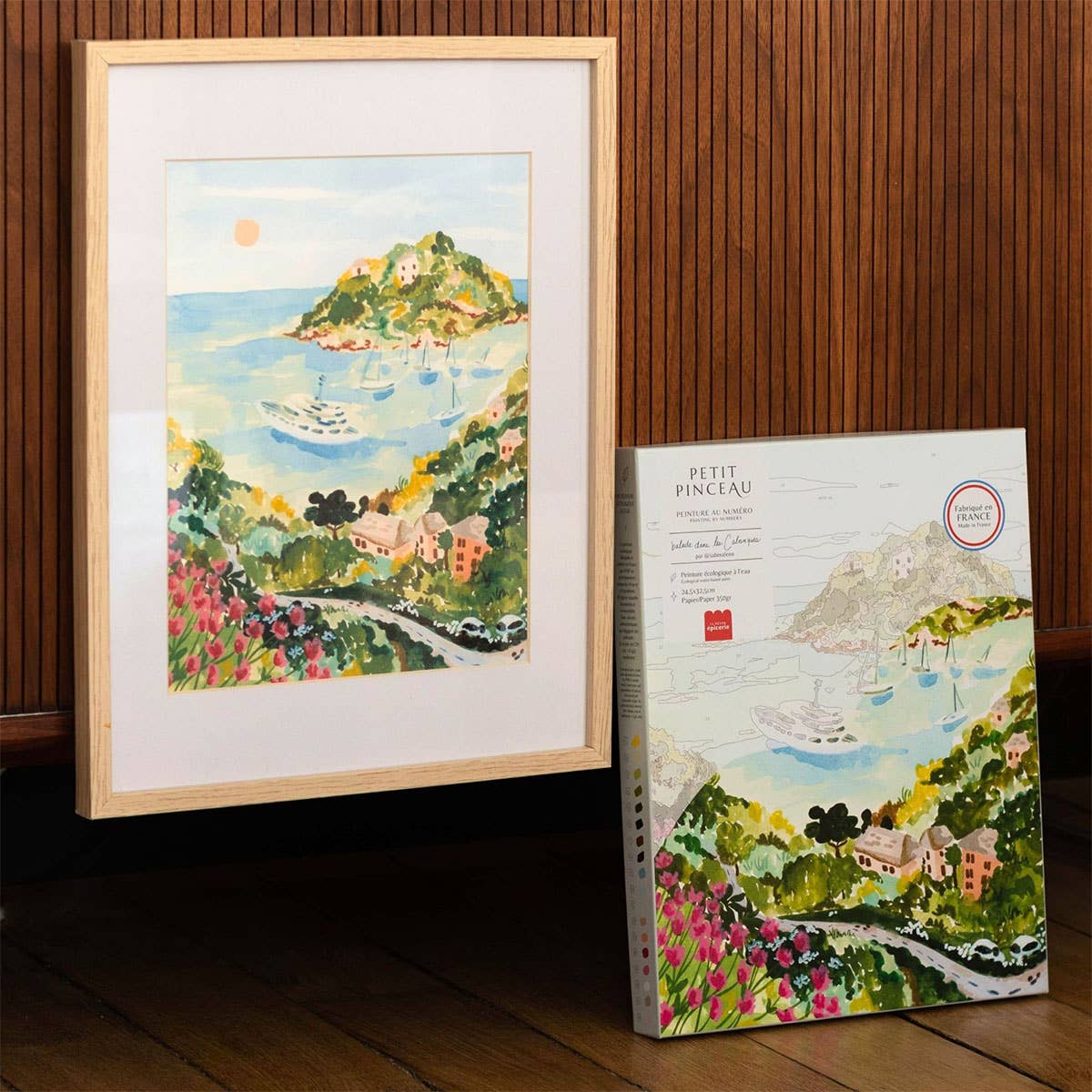 La Petite Épicerie - Vente Kit de bricolage - Number Painting Kit - Les Calanques by Sabina Fenn2