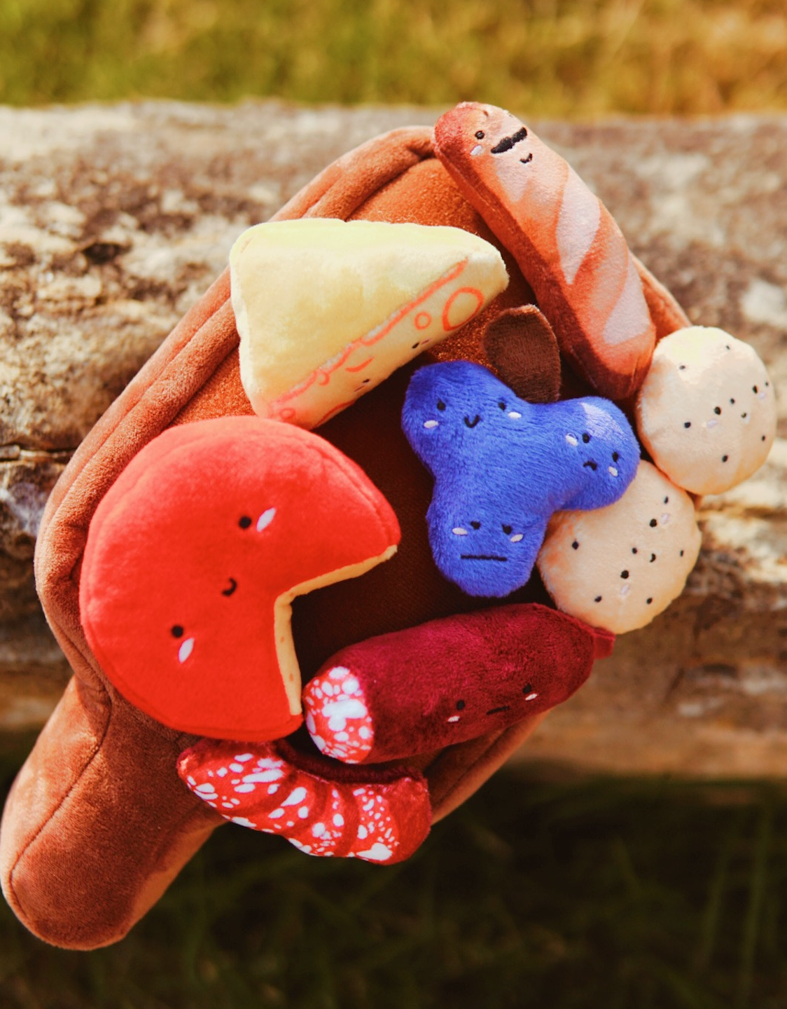 Woof & Co. - Wholesale Pet Plush Toy - Dog - Barkuterie Board Multipiece Pet Plush Toy Ecofriendly8