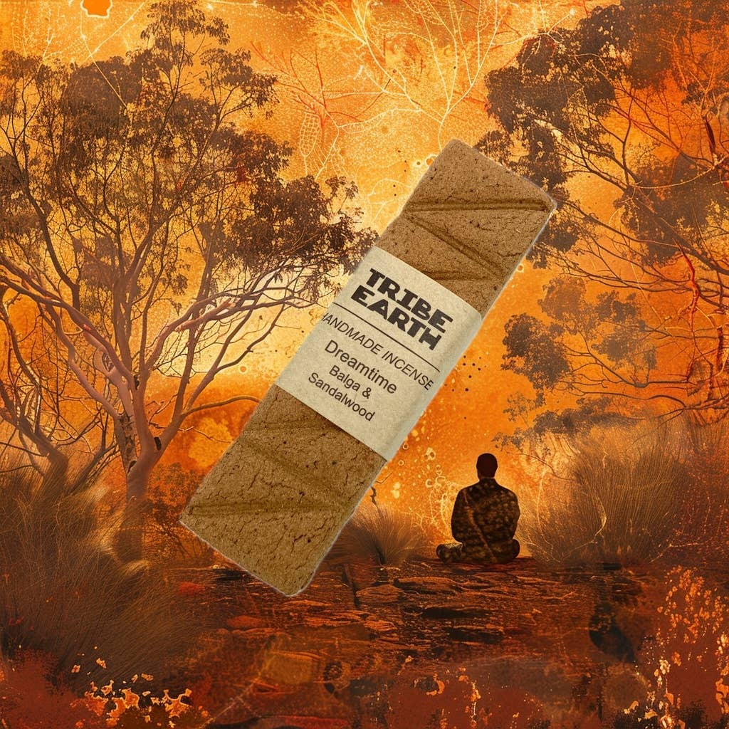 Tribe Earth Incense - Venta al por mayor Incienso - Tablones de incienso Dreamtime de sándalo y balga hechos a mano1