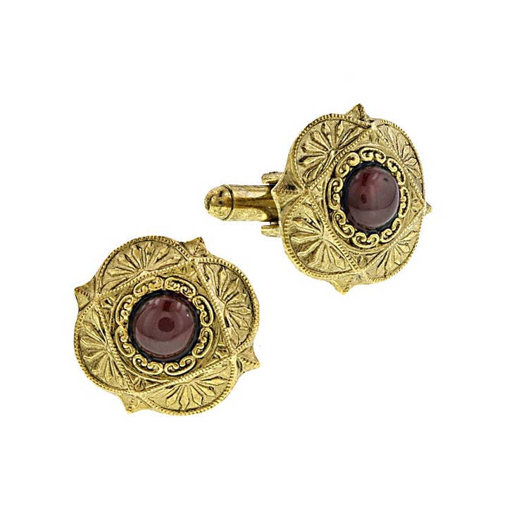 1928 Jewelry - Wholesale Cufflinks - 1928 Jewelry Art Deco Style Semi Precious Cufflinks2