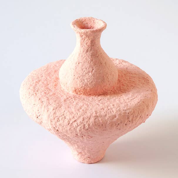 Jarrón de papel maché moderno y minimalista para venta al por mayor de earlpicnic