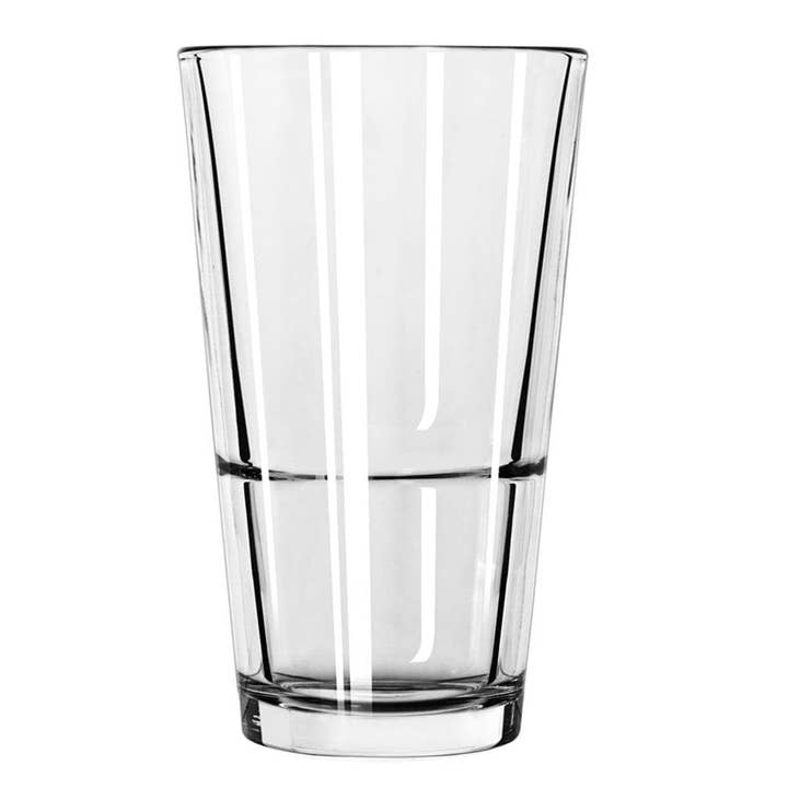 Libbey - Wholesale Cocktail/Liquor Glass - Libbey Restaurant Stacking Mixing Glasses, 16oz, Set of 12