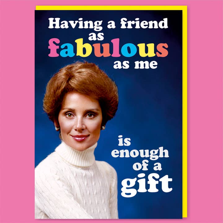 Um amigo tão fabuloso como eu Cartão de saudação por atacado de Dean Morris Cards