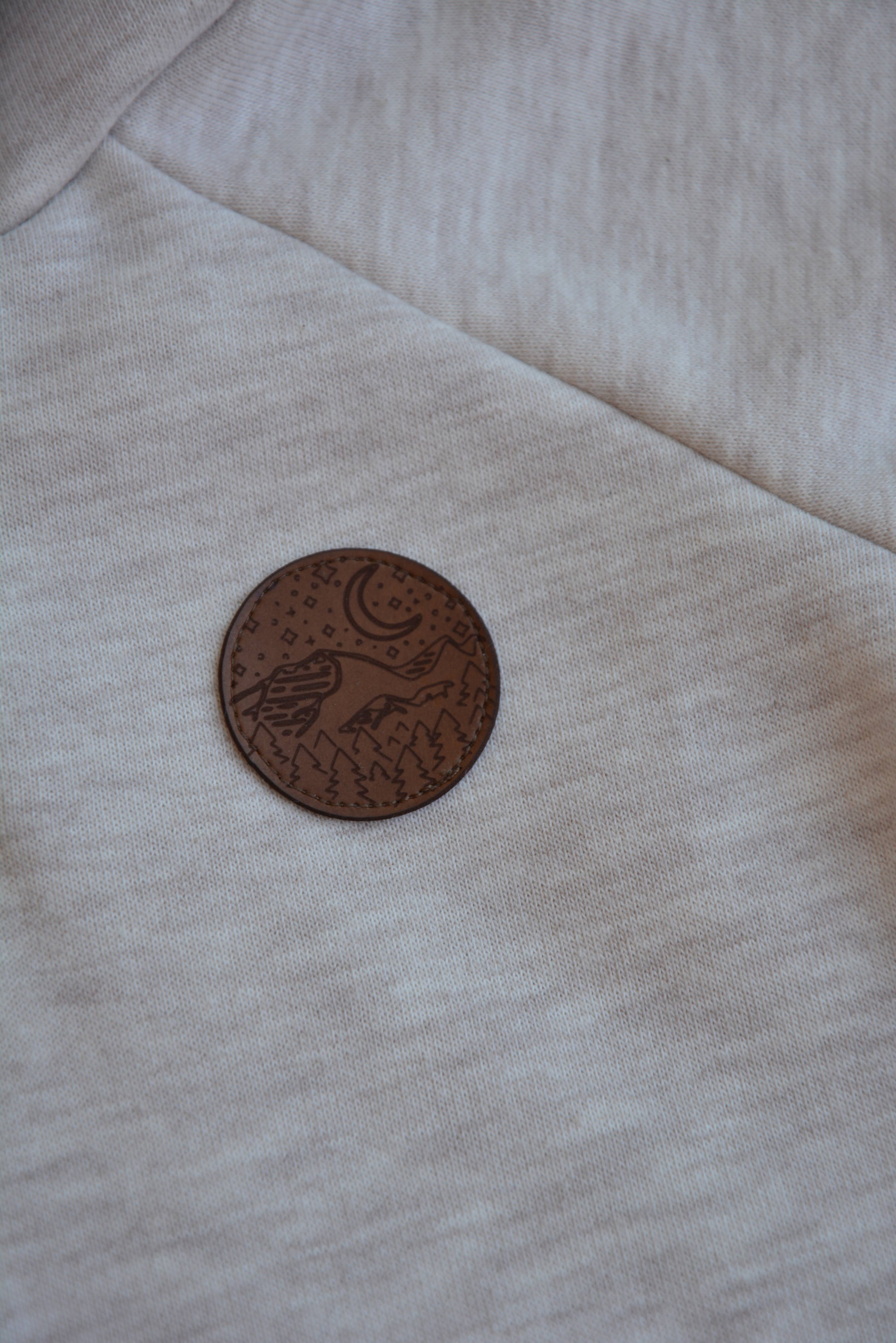 Eli & Nev (we cover U.S. import duties) - Wholesale Hoodie - Kids - Baby / Kids Raglan Sleeve Beige Hoodie Printed Hood OEKO-TEX6