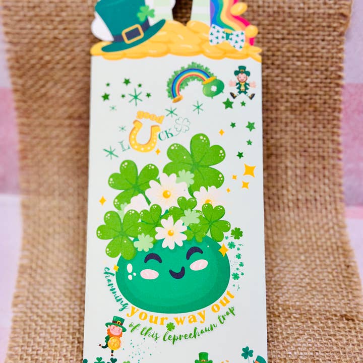 Día de San Patricio | Sobre de dinero de la suerte | Leprechaun | Oro para venta al por mayor de Jenuine Heartfelt Design