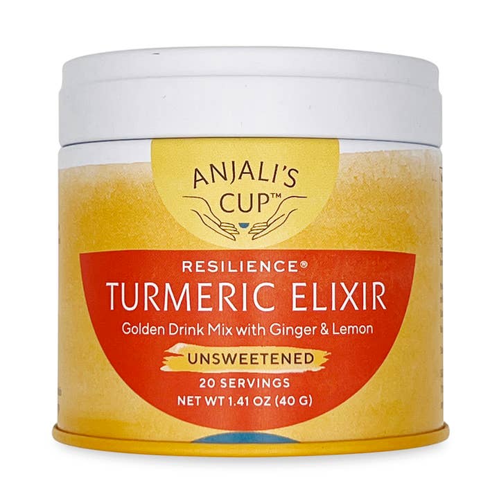 Élixir de Curcuma Resilience®, Non Sucré, Boîte de 20 Boissons pour la vente par Anjali's Cup