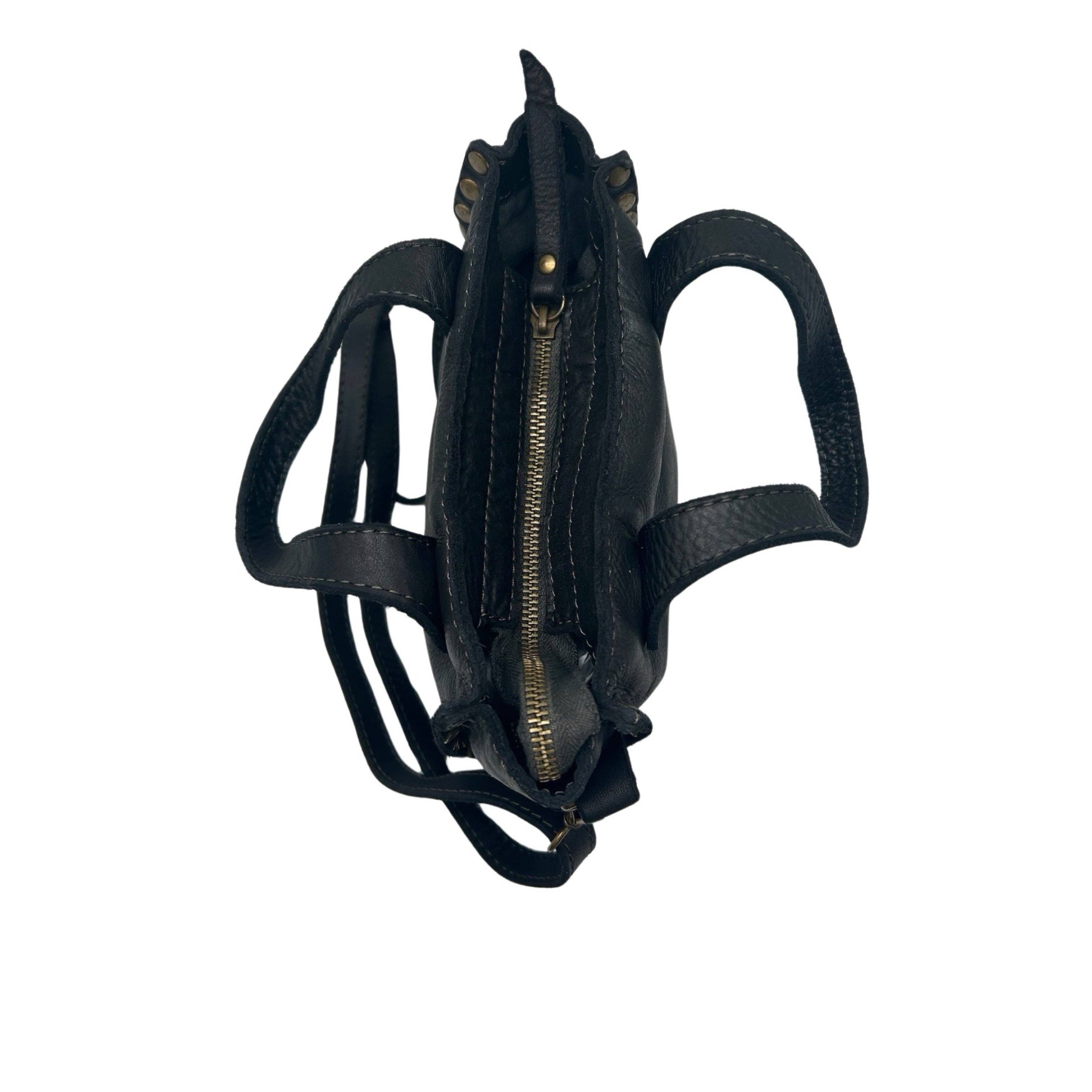 Louisa lee – wholesale Axelremsväska – Dam – DOLORES rivväskt läderhandväska6