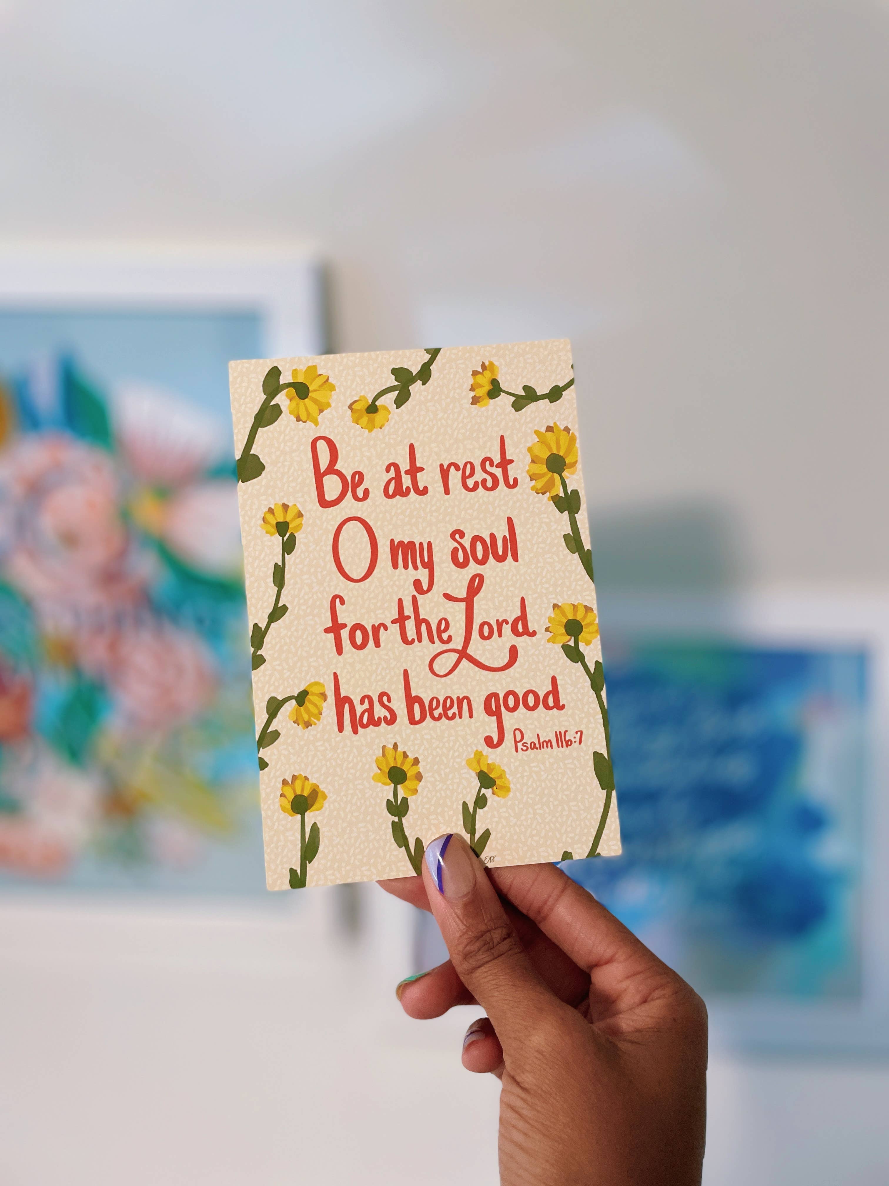 EverElling - Wholesale Postcard - Be At Rest Postcard3