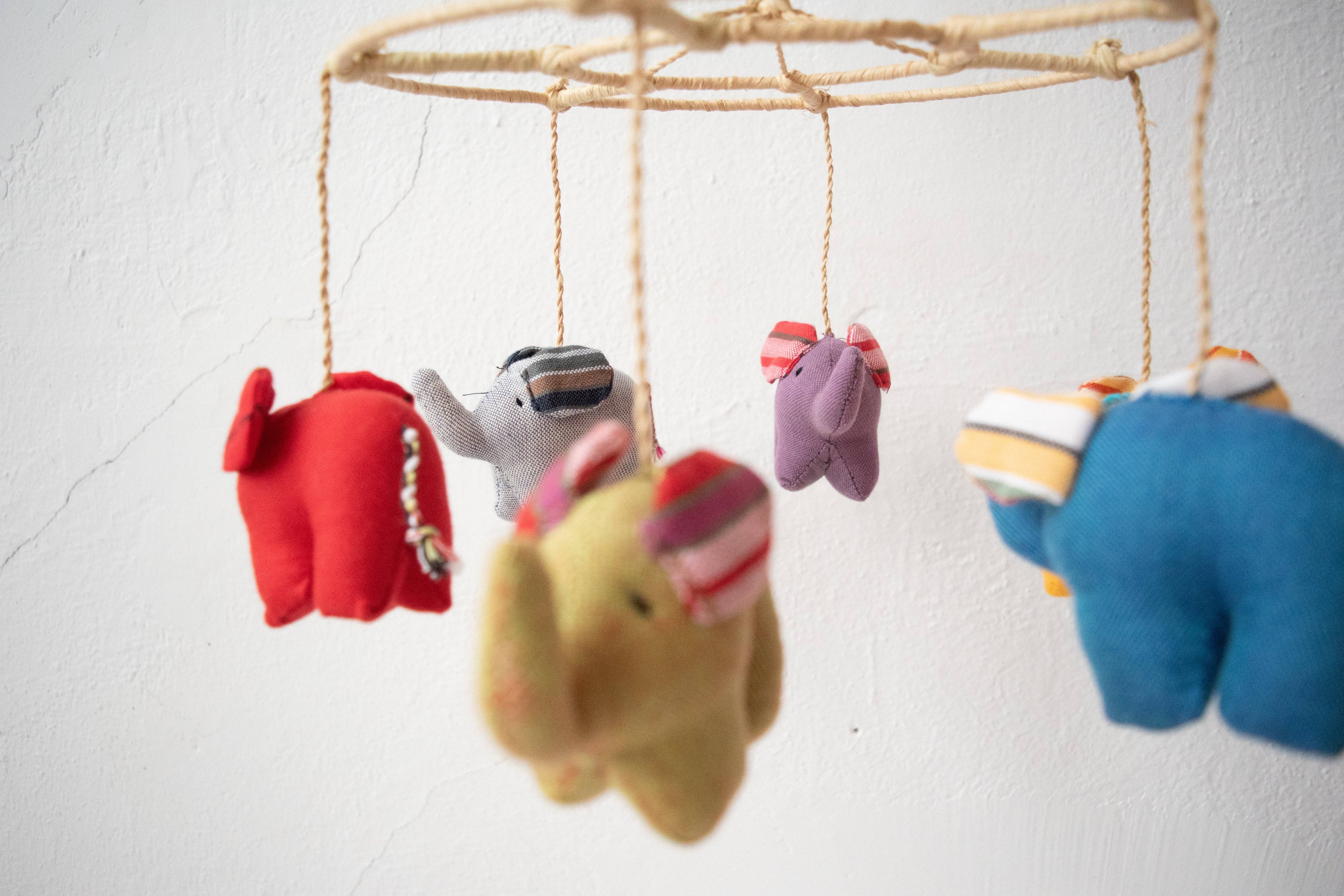 Amani ya Juu - Wholesale Baby Mobile - Kikoy Elephant Mobile2