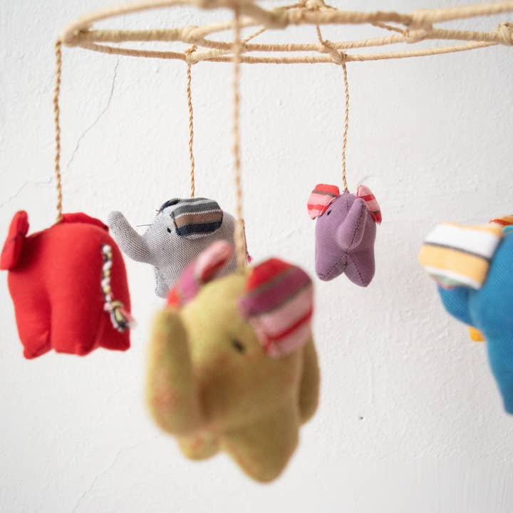 Amani ya Juu - Wholesale Baby Mobile - Kikoy Elephant Mobile2
