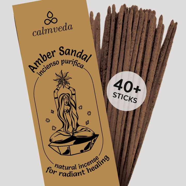 Calmveda Incense & Aromatherapy - Vendita all'ingrosso Incensi - Set grande di bastoncini di incenso in resina a base di carbone, 90 grammi3