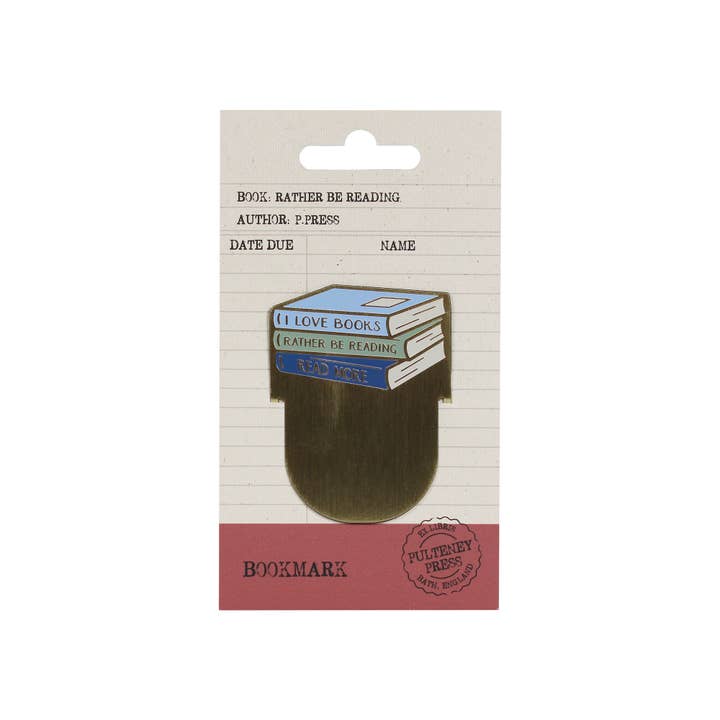 Half Moon Bay – wholesale Bookmark – Metal Bookmark Rather Be Reading Literary Books1