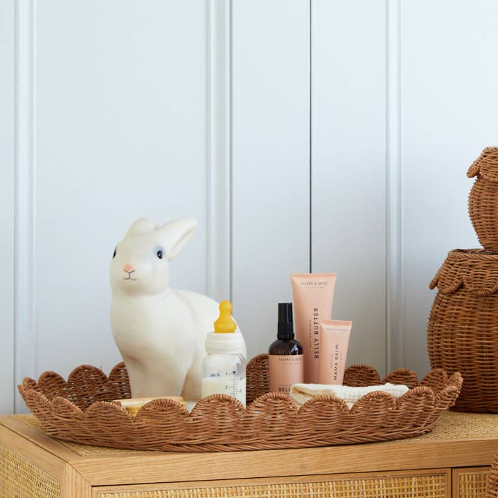 BEBE BASK® - Wholesale Storage bin – Child & baby - FLORA DUO RATTAN BASKET SET MOCCA8