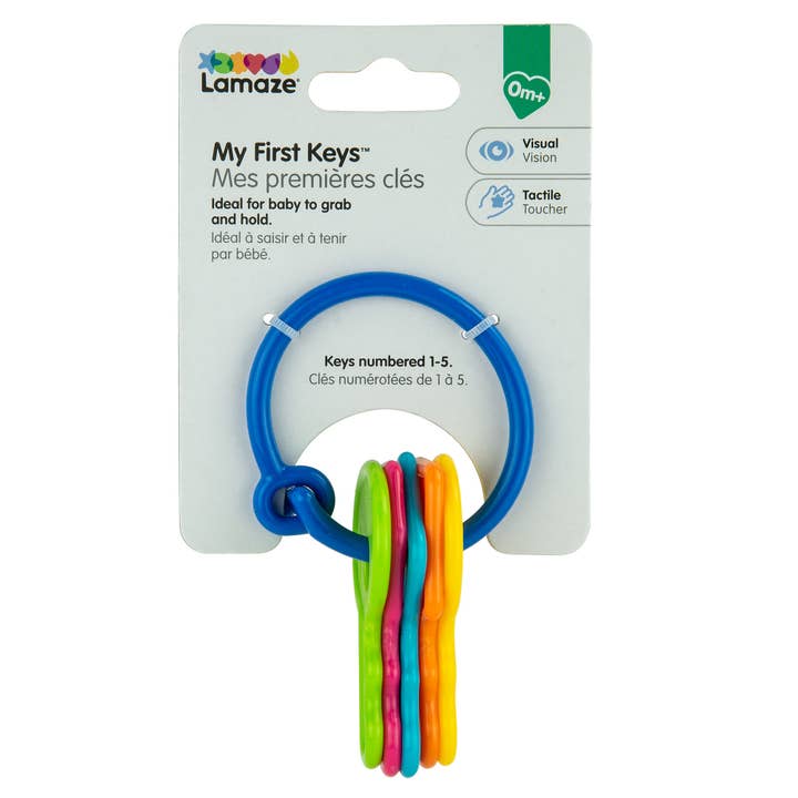 TOMY - Wholesale Handheld Rattle - Baby - TOMY Lamaze My First Keys Baby Toy