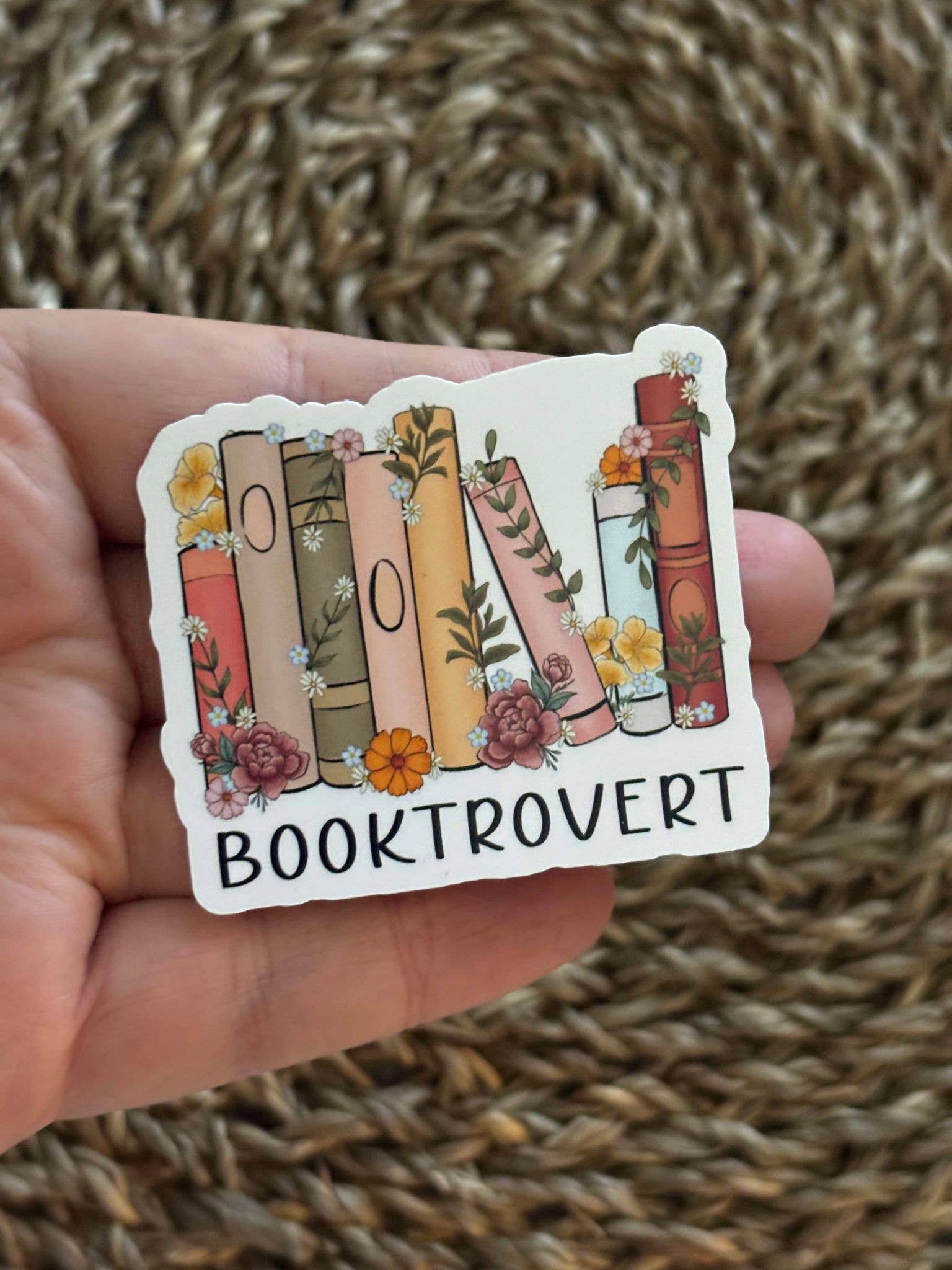 Nordic Book Adventure - Wholesale Phone & Laptop Stickers - Booktrovert Bookstack1