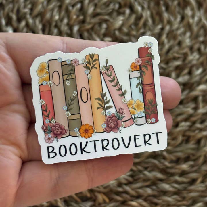 Nordic Book Adventure - Wholesale Phone & Laptop Stickers - Booktrovert Bookstack1