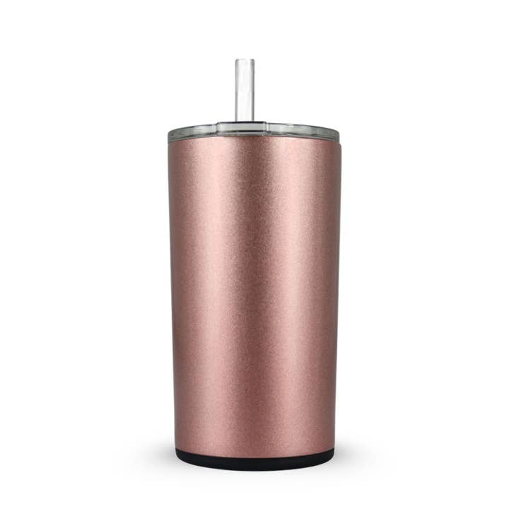 Ice Shaker - Wholesale Insulated Mug/Tumbler - 12oz Stainless Steel Mini Tumbler - Rose Gold2