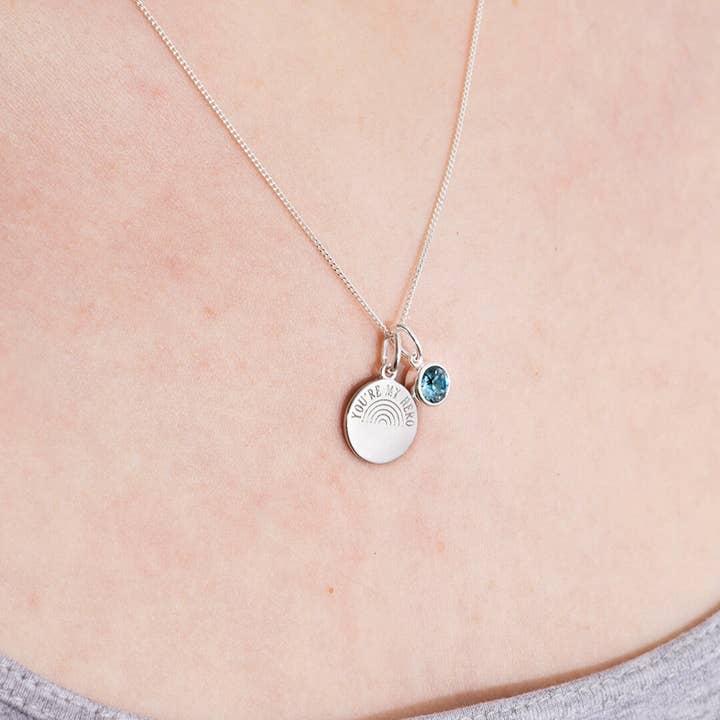 Gecko Jewellery - Wholesale Individual charm/pendant - 12mm Engravable Disc Pendant10