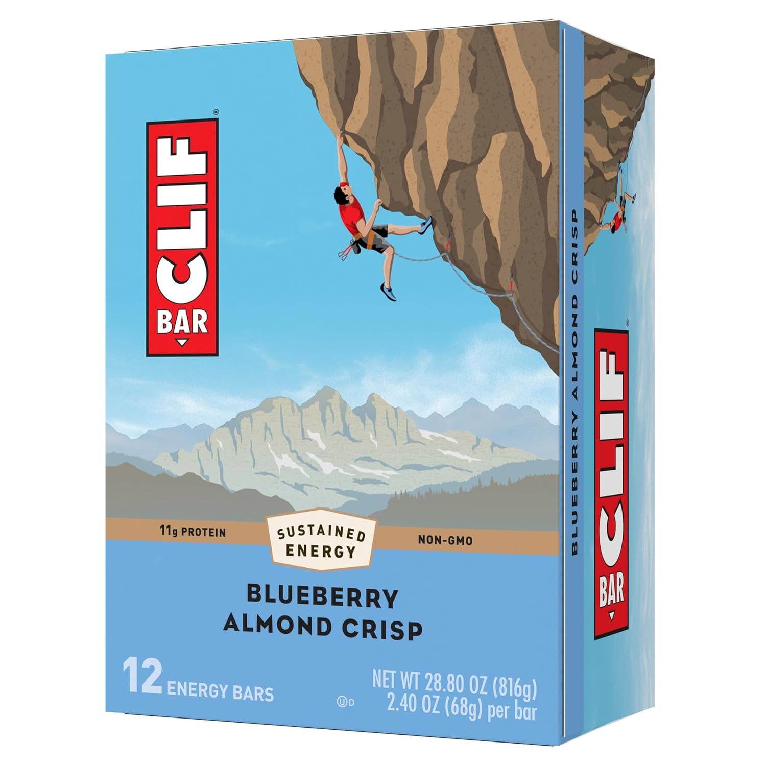 Snacky Candy - Wholesale Snack Bar - Clif Bar Blueberry Almond Crisp 2.4oz 12 count7